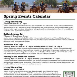 Spring Events Calendar