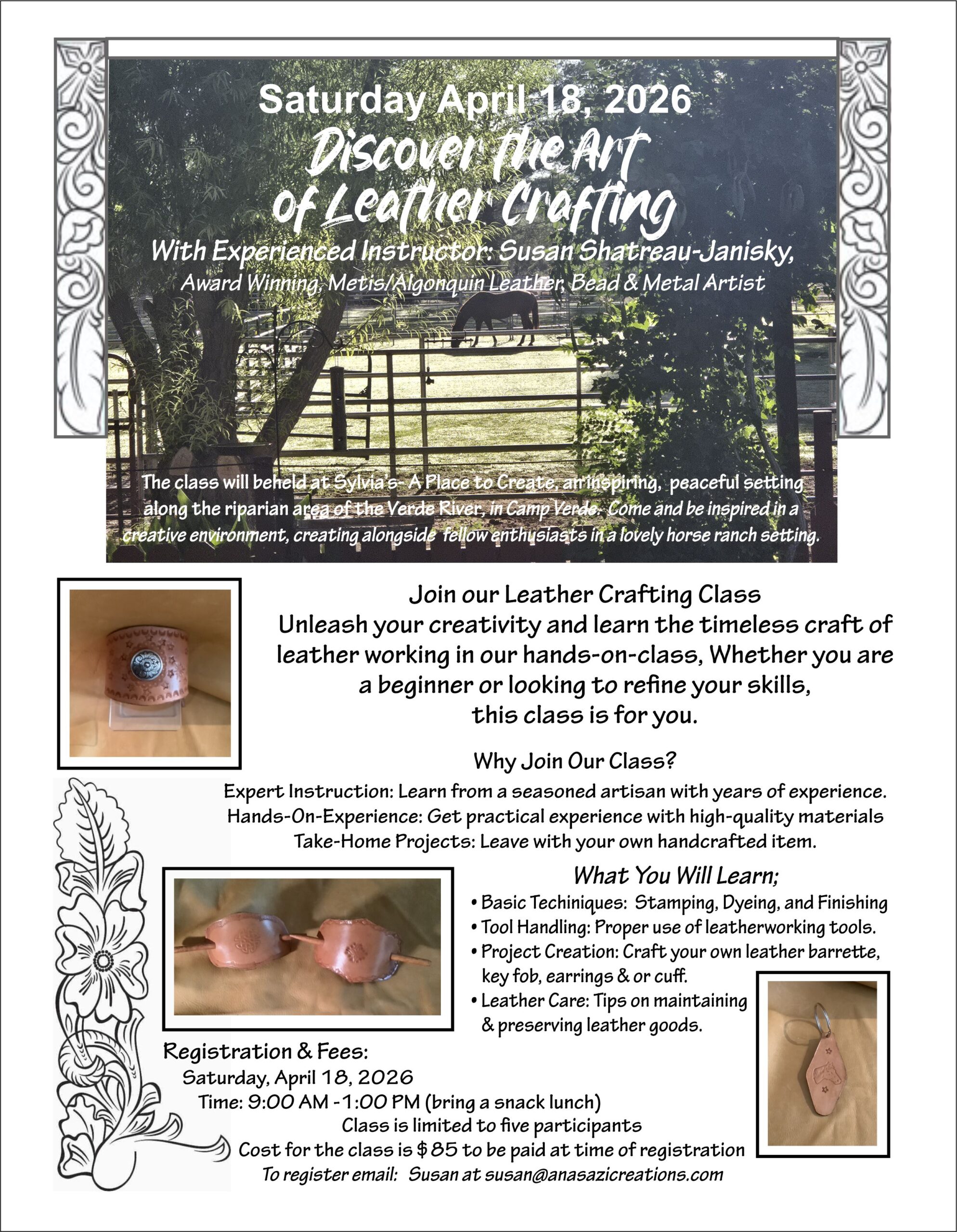 Discover The Art Of Leather Crafting Class